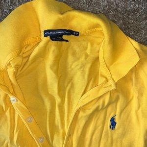 Polo dress yellow